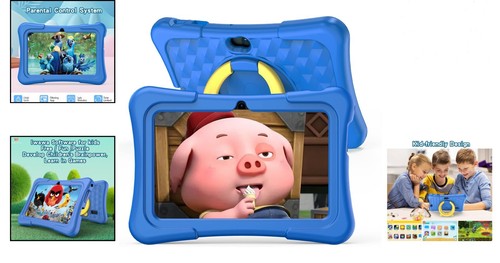 Kids Tablet Android 7 Inch Quad Core 2GB RAM 32GB Kids Software Educational - Picture 2 of 14