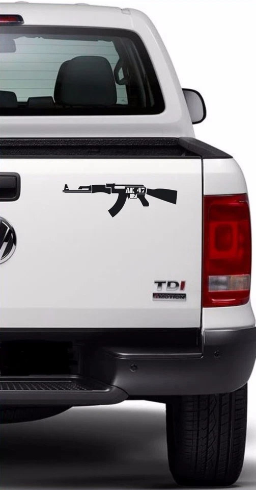 Kalaschnikow AK47 Aufkleber 20x6cm  Auto Car Hunter Gewehr Maschinengewehr (22) - Bild 2 von 4