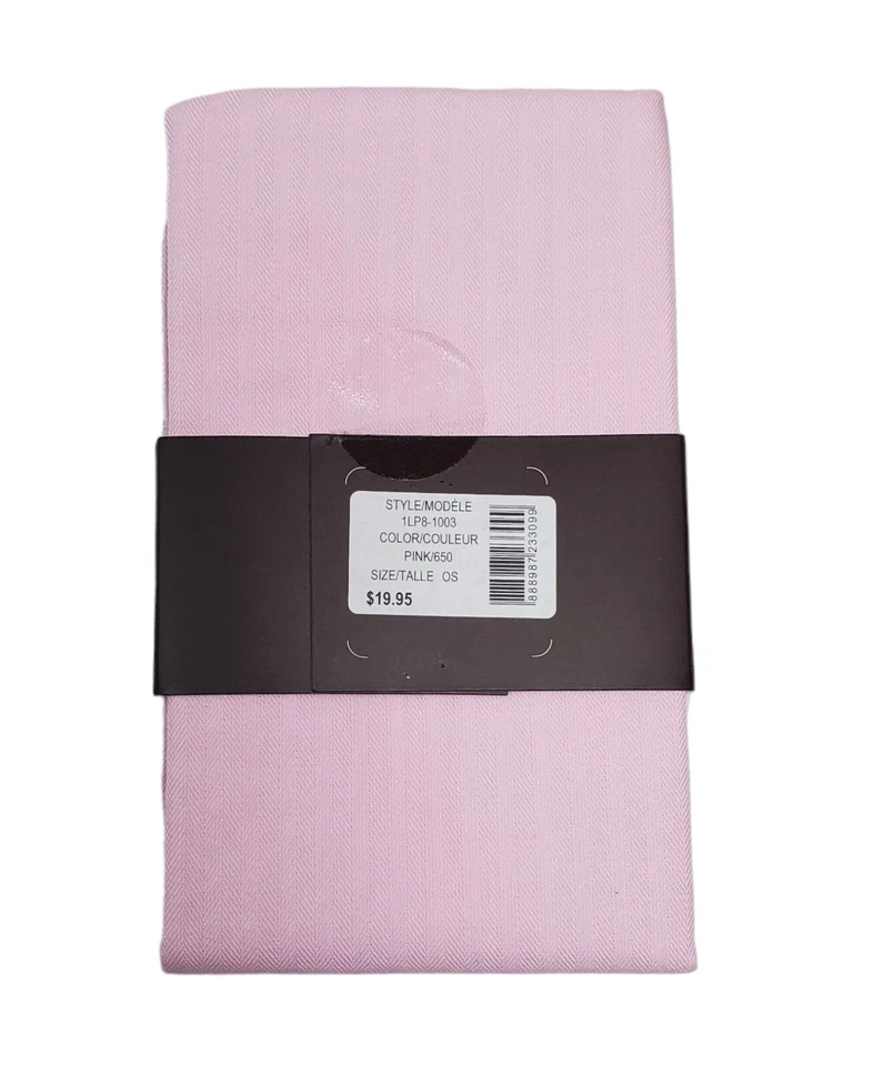 BLACK BROWN 1826 Men's Basic Light Pink Pre-folded Pocket Square  - Image 2 of 2