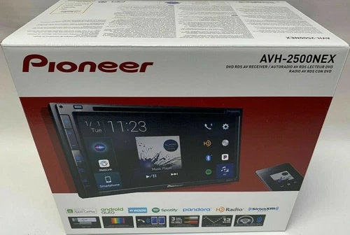 Pioneer AVH-2500NEX CD DVD Android Auto Apple CarPlay XM HD Radio USB Aux 6Ch 4v