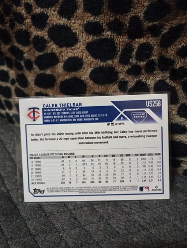 B3 2023 Topps Update Series Rainbow Foil Caleb Thielbar - Picture 2 of 2