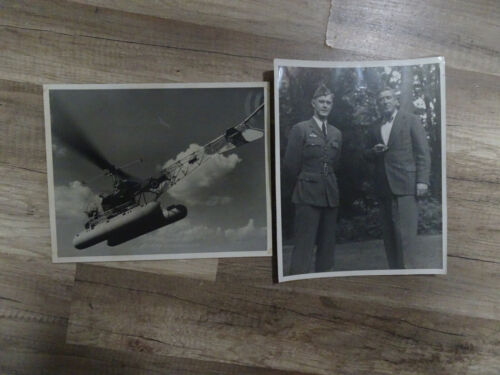2 photos réelles vintage d'origine "ARC - Aviation royale canadienne - Hélicoptère" P - Photo 1 sur 3