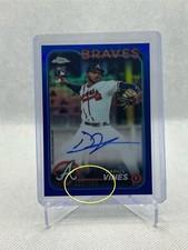 2024 Topps Chrome - Rookie Autographs #RA-DV Darius Vines (AU, RC) 023/150 blue