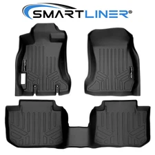 SMARTLINER Custom Fit Floor Mats 2 Row 2013-2017 Subaru Crosstrek XV Crosstrek
