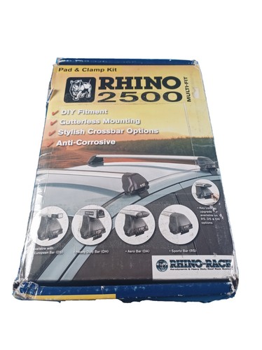 Open Box Rhino-Rack 2500 PAD & CLAMP KIT DK344 for Subaru Liberty