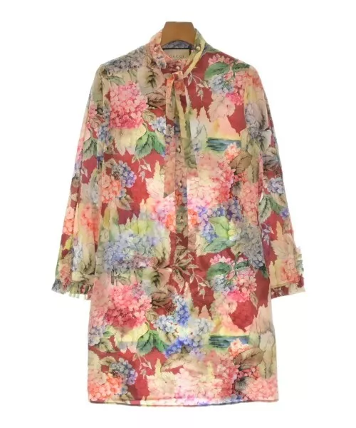 Robes GUCCI rouge x bleu rose. 38 (environ S) 2200010542431