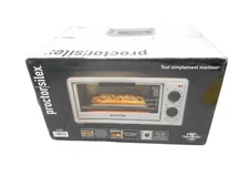 Proctor-Silex 31260 4-Slice Toaster Oven Black w/ Bake Toast & Broiler ..