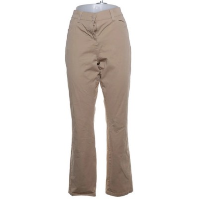 M&S, Hose, Größe: M, Beige, Baumwolle/Elasthan, Einfarbig, Damen #kMl