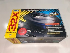 Sega Genesis 32X System CIB Console Complete in Box with 2 Games Tested Clean #1