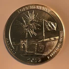 2013 Forth McHenry National Park, MD, ATB 5 oz .999 Fine Silver Coin