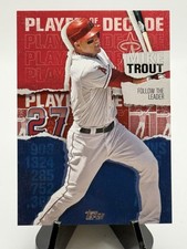 Topps Series 2 2020 Mike Trout Player of the Decade MT-8 Red Parallel /10