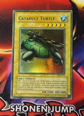 YuGiOh Catapult Turtle MRD-075 Super Rare Unlimited Heavy Faded