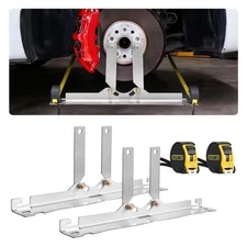 VEVOR Wheel Alignment Tool,2 PCS Stainless Steel Heavy Duty Toe Alignment Plates