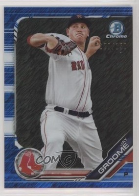 2019 Bowman Chrome Prospects Blue Shimmer Refractor /150 Jay Groome #BCP-27 2t9