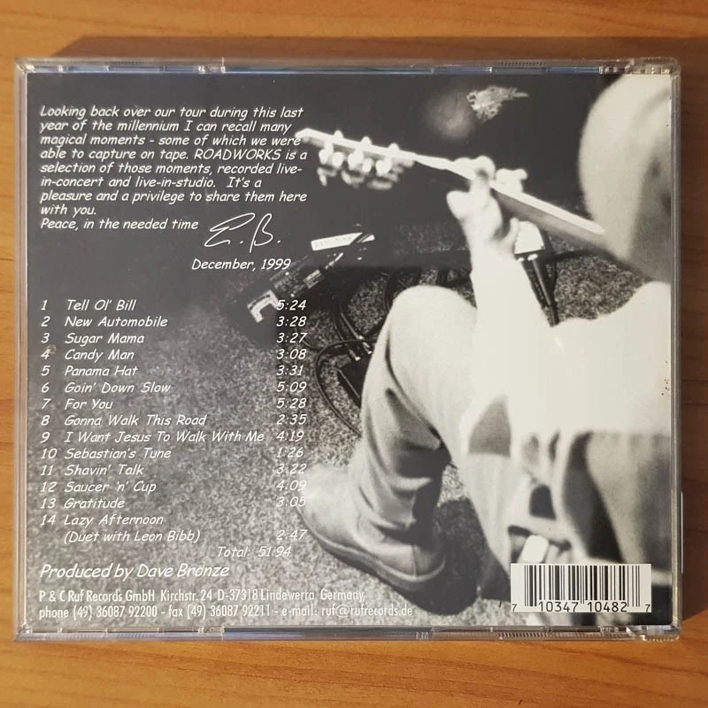 ERIC BIBB Roadworks  EX/EX(CD) - Bild 4 von 4