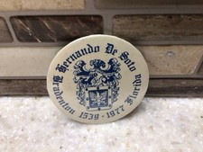 Hernando De Soto Desoto Celebration Bradenton Florida 1977 2? Souvenir Pin