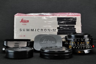 LEICA SUMMICRON-M 2/35mm ''King of Bokeh'' #11310 m. OVP - ROTER PUNKT KAMERA An+