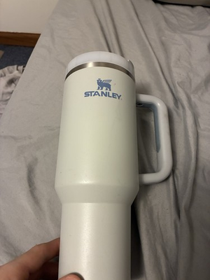 #ad Stanley Quencher H2.0 40oz Insulated Tumbler w Handle amp; Lid – White $16.99