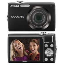 Nikon COOLPIX S3000 Digital Camera 12.0MP 4x Optical Zoom with Accessories Black