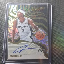 2024-25 Panini Revolution - Revolutions Signatures David Duke Jr. #RS-12 (AU)