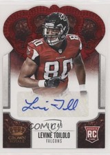 2013 Crown Royale Retail Red Die-Cut Signatures 18/49 Levine Toilolo Auto 0a2