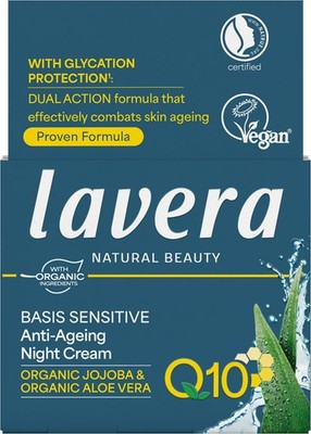 Lavera Basis Sensitive Q10 Night Cream - 50ml