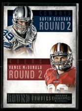2013 Panini Contenders #5 Gavin Escobar / Vance McDonald Round Numbers