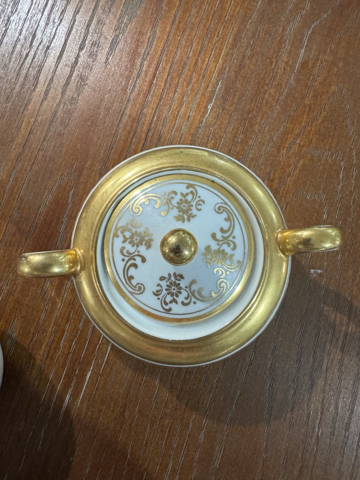 Bavaria Germany Krautheim & Adelberg Porcelain Sugar Bowl W Lid & Teacup