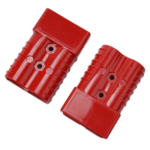 Sicheres Laden mit 350AMP Gabelstapler Batterie Stromanschluss grau und rot - Bild 1 von 36