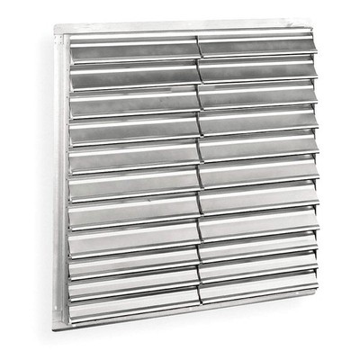 DAYTON 1C209 Fan Shutter,36 1/2 In,dbl Pannel,Alum 1C209