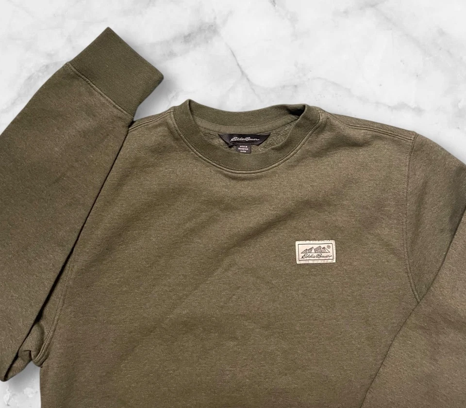 Sudadera Eddie Bauer Para Hombre Exterior Cuello Redondo Manga Larga Talla Pequeña Foto 2 de 3