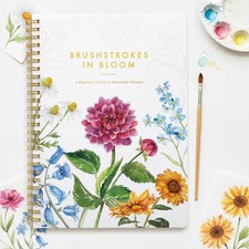 Beautiful Watercolor Workbook for Beginners - Relaxing Easy to Paint Water ...