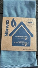 Norwex Microfiber Stainless Steel Cleaning Cloth Brand New In Package Lot Of 1