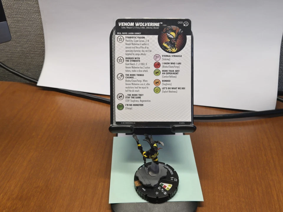 Heroclix Avenger Fantastic Four Empyre AFFE Chase 068 Venom Wolverine - Изображение 2 из 3