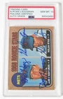 NOLAN RYAN & KOOSMAN Signed 1999 Topps Finest 1968 Rookie Card #1 PSA 10 Auto