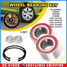 2x Front O/S or N/S Wheel Bearing For Ford Fiesta Mk7 Mk8 B-Max 1513043 1582282