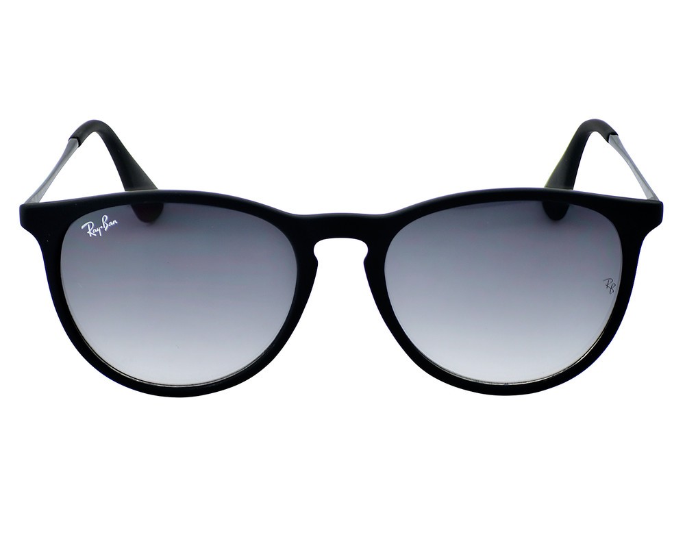 Ray-Ban women’s Erika Black Frame Sunglasses with Gradient Lenses Ray-Ban Erika Classic M (54 - 18) with Grey lenses and Black  main image 2
