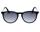 Ray-Ban RB4171 Erika Matte Black Frame Grey Gradient Lens 54mm Women Sunglasses