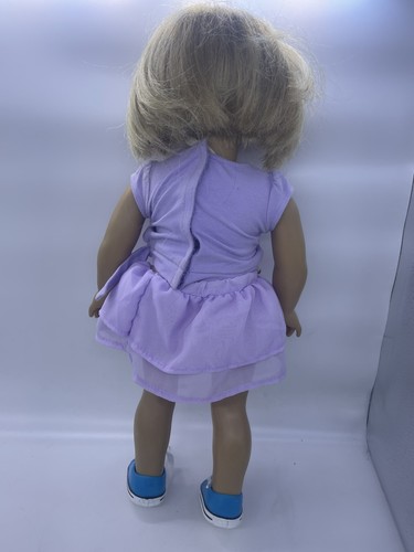 American Girl Puppe 2008: Kurze blonde Haare blaue Augen durchbohrte Ohren Set? - Bild 3 von 14