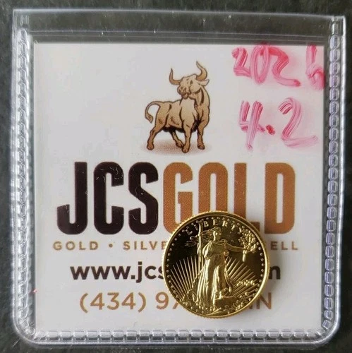 2026 $5 1/10oz Gold American Eagle