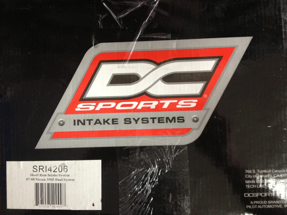 SISTEMA DE ADMISIÓN DE AIRE RAM CORTO DC SPORTS PARA NISSAN 350Z 2007-2008 SISTEMA DE ADMISIÓN DOBLE Foto 2 de 4