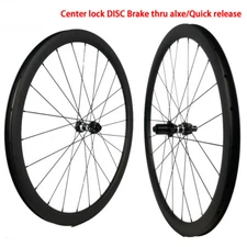 Cyclocross Road Bike Carbon Wheels Cincher Wheelset Disc Brake Center Lock Hub