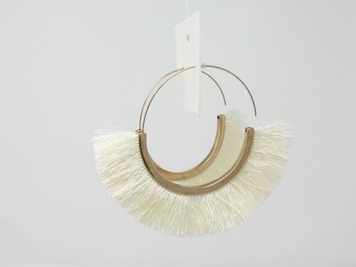 Flamenco Tassel Hoop Earrings (available in six colors) by Free People -NWT $28 - Picture 6 of 14