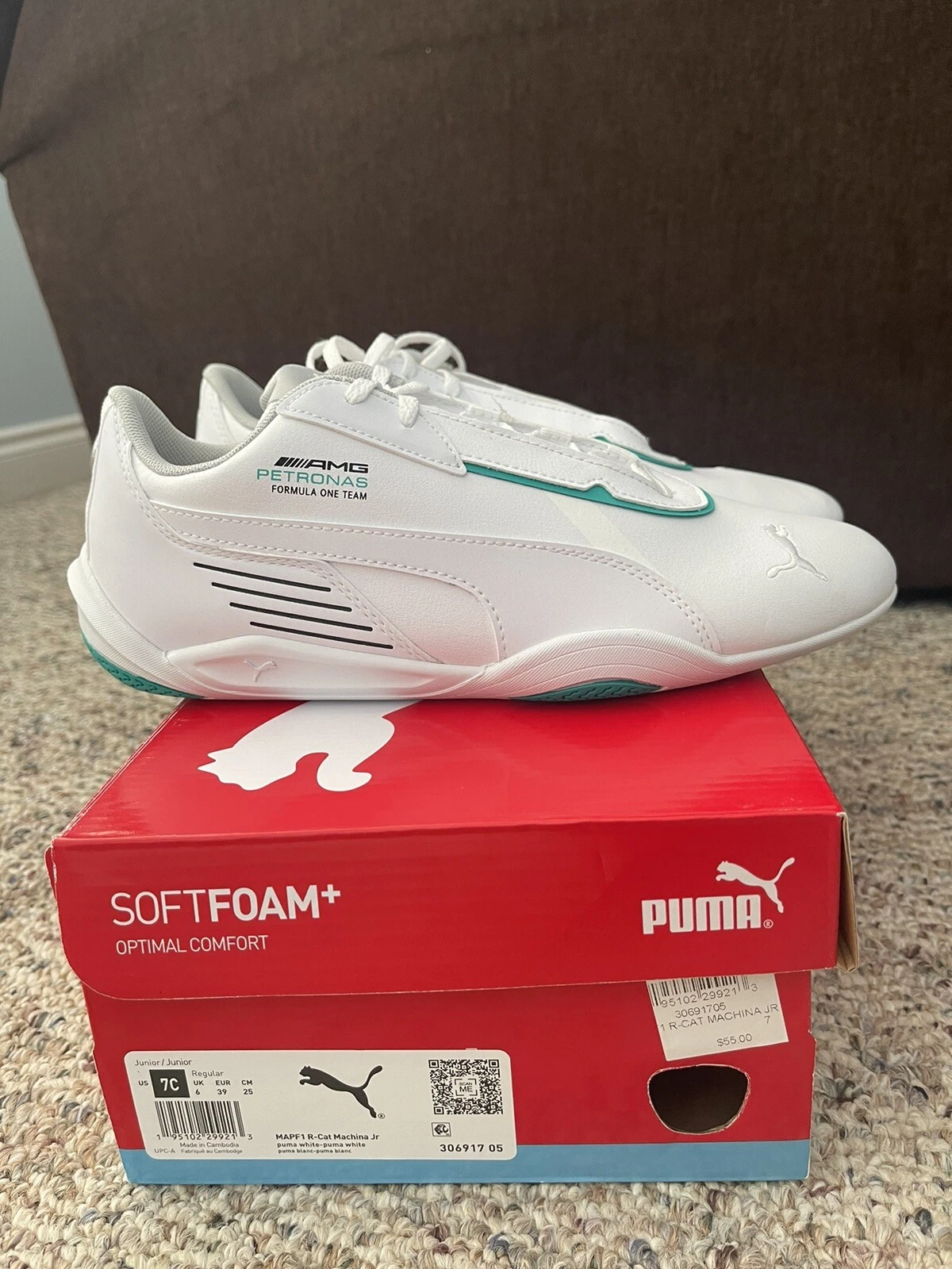 Puma Mercedes AMG Petronas F 1 Sports Shoes White Palestine Ubuy