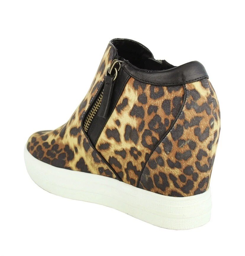 NIB Not Rated Footwear Timmibelle Leopard Wedge Sneaker Women’s 9.5 SUPER CUTE! - Image 4 of 4