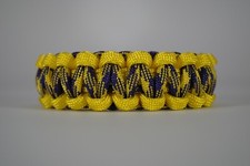 550 Paracord Survival Bracelet Cobra Yellow/Grapevine "Made in the USA"