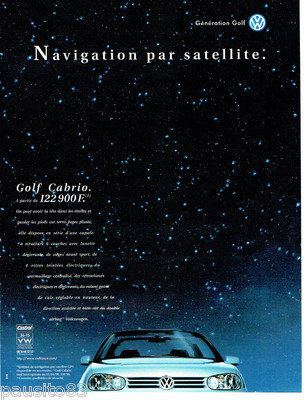 WERBUNG WERBUNG 096 1998 VOLKSWAGEN LA GOLF CABRIO