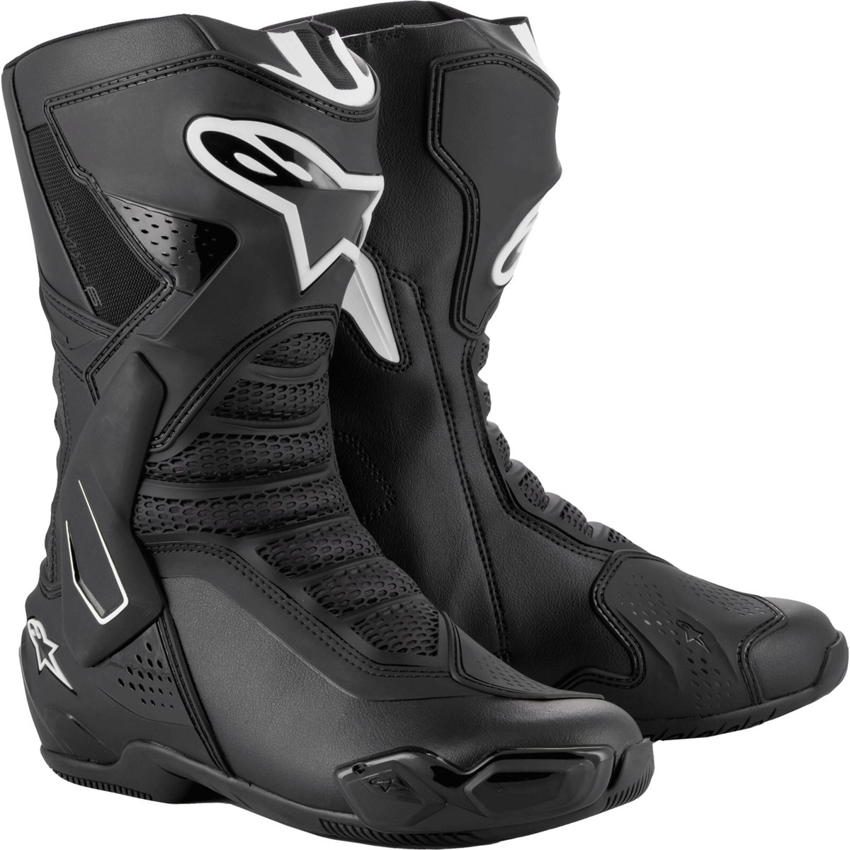 Motorcycle Boots 41 - Alpinestars SMX-6 V3 - Black-White | eBay