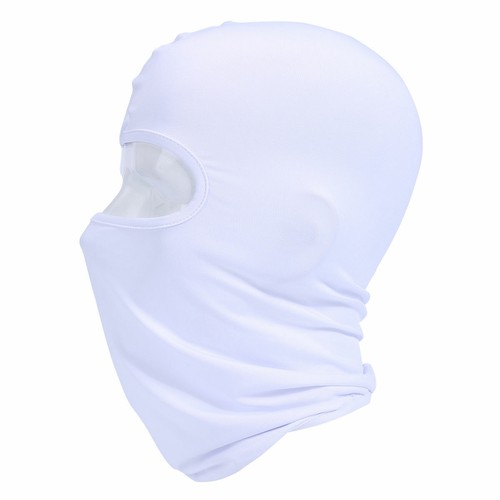Balaclava Spandex Hood Open Mouth & Eyes 2/3 Holes Stretchy Full Face Mask - Picture 32 of 33