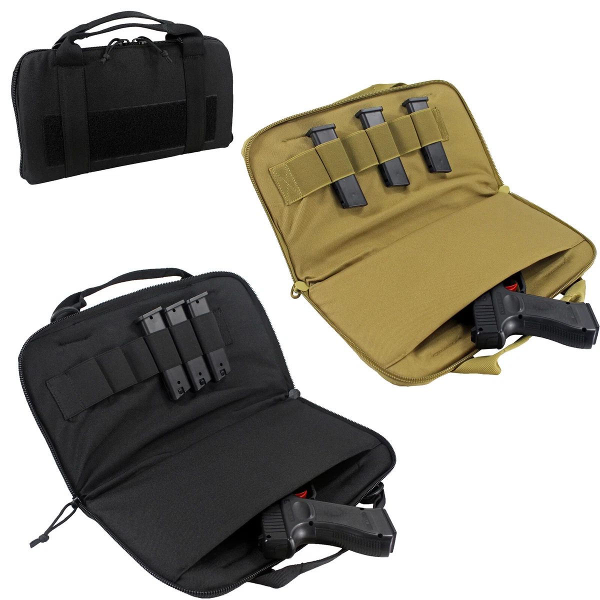 Tactical Concealed Carry Bag Pistol Carry Gun Pouch Shooting Range